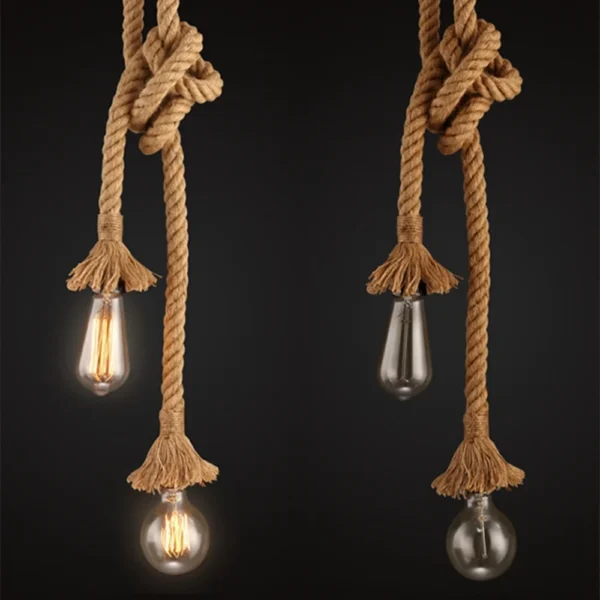 Lampe Corde de Chanvre "Singkawang" – Image 3